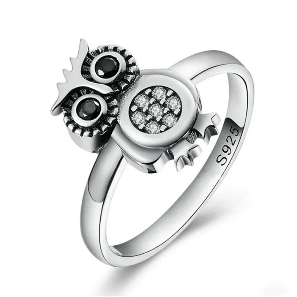 925 Silver Plated 3a Cz Cute Ring For Men Women Fb16fa1042